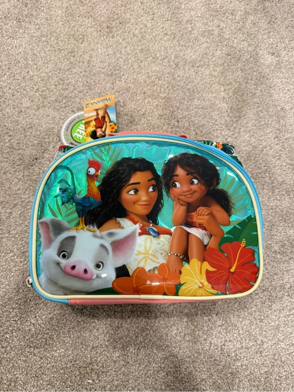 Disney Moana Kids Lunch Bag - Teal, Green, Orange